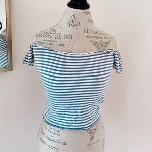 VINTAGE RARE BRANDY MELVILLE OFF THE SHOULDER TEE